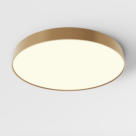 Plafon LED okrągły Maytoni Zon - złoty, 60cm - Światło idealne