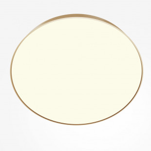 Plafon LED okrągły Maytoni Zon - złoty, 60cm - Światło idealne