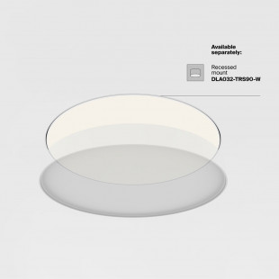 Plafon Okrągły LED Zon 60cm Biały Maytoni | Oświetlenie