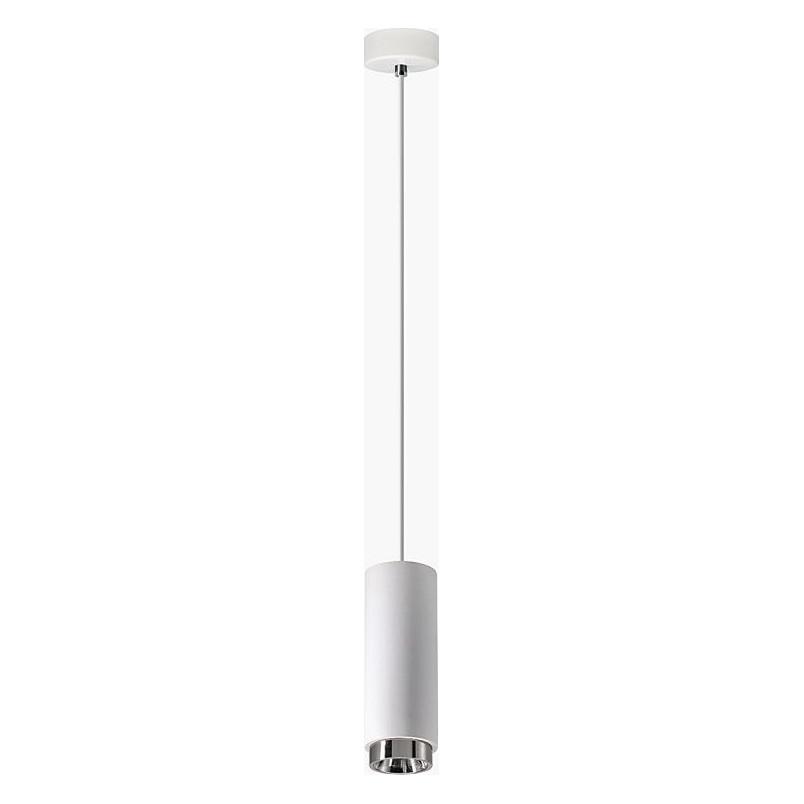 Lampa wisząca tuba Hadar 9cm biała Lumatix | Sklep z lampami