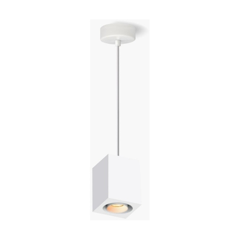 Lampa wisząca Kanopus biała Lumatix | Gips, Loft, GU10