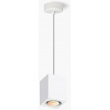 Lampa wisząca Kanopus biała Lumatix | Gips, Loft, GU10