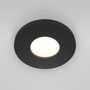 Lampa Stark Maytoni: Elegancki spot podtynkowy do łazni | Czarny