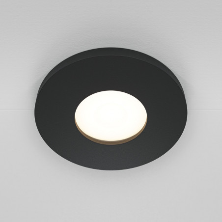 Lampa Stark Maytoni: Elegancki spot podtynkowy do łazni | Czarny