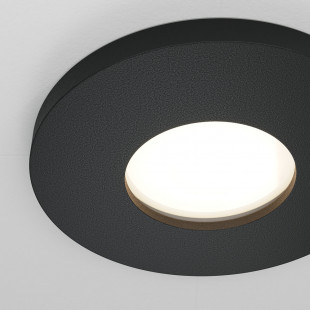 Lampa Stark Maytoni: Elegancki spot podtynkowy do łazni | Czarny