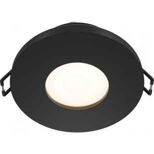 Lampa Stark Maytoni: Elegancki spot podtynkowy do łazni | Czarny