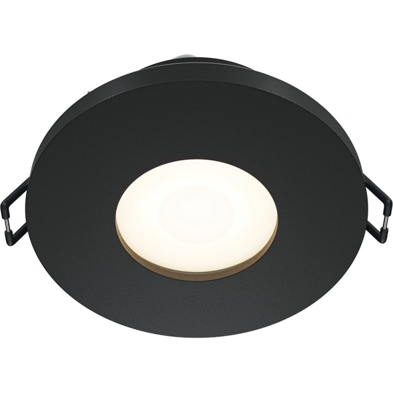 Lampa Stark Maytoni: Elegancki spot podtynkowy do łazni | Czarny