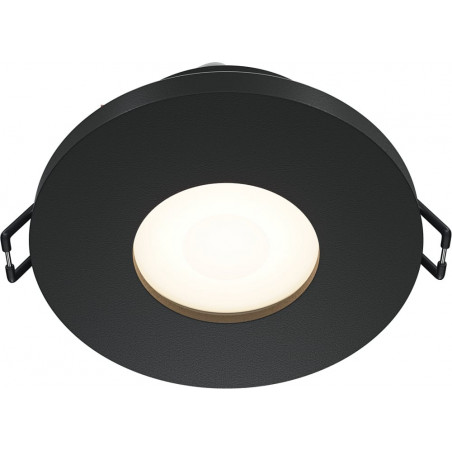 Lampa Stark Maytoni: Elegancki spot podtynkowy do łazni | Czarny