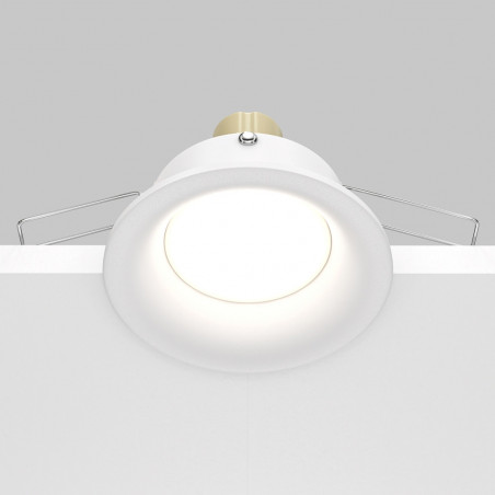 Lampa podtynkowa Slim 8.5cm biała Maytoni | Downlight GU10