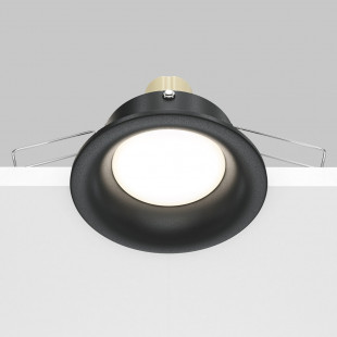 Lampa podtynkowa Slim 8,5cm czarna Maytoni - Stylowe oświetlenie