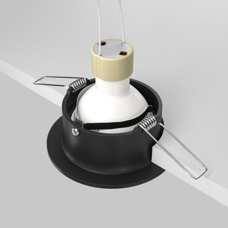 Lampa podtynkowa Slim 8,5cm czarna Maytoni - Stylowe oświetlenie