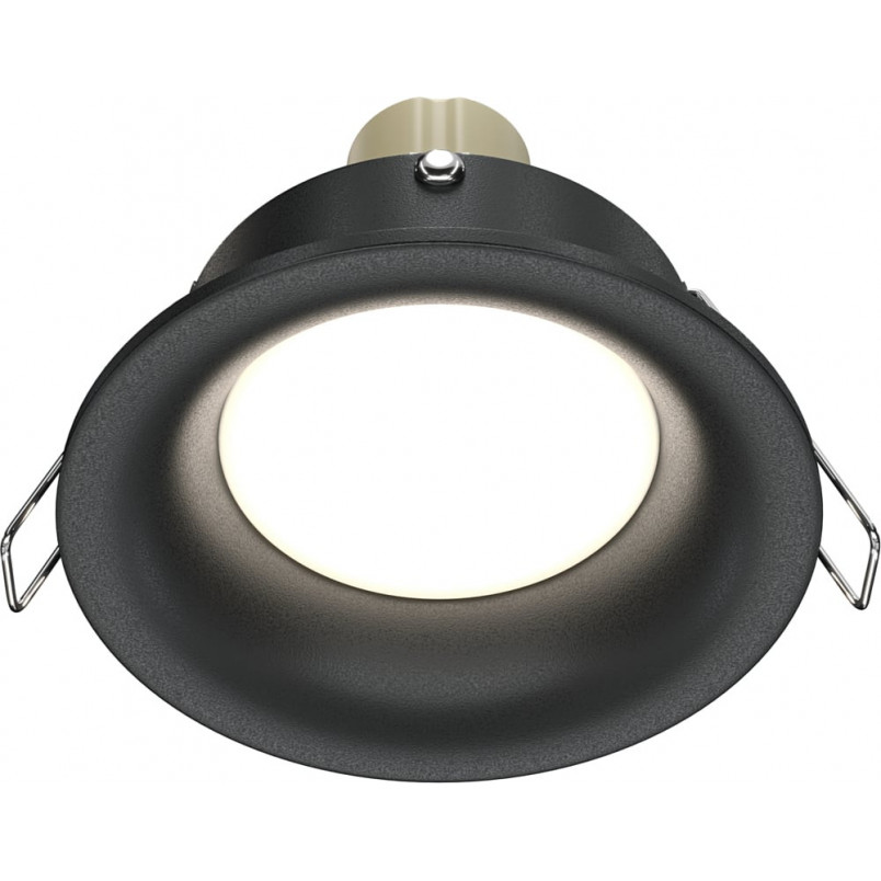 Lampa podtynkowa Slim 8,5cm czarna Maytoni - Stylowe oświetlenie