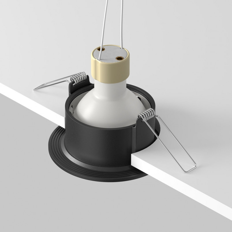 Lampa spot do łazienki Slim 8,5cm czarna Maytoni - Sklep