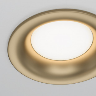 Lampa podtynkowa Slim Maytoni - matowe złoto | Downlight GU10