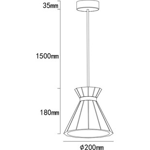 Lampa betonowa Mirzam 20cm | Loftowa lampa Lumatix