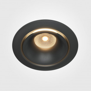 Lampa podtynkowa Yin LED Maytoni | Ściemnialna, 3000K, Czarna