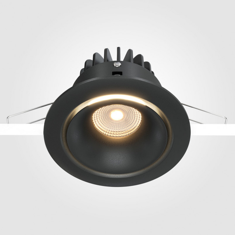 Lampa podtynkowa Yin LED Maytoni | 3000K, Czarna - Kup Teraz!