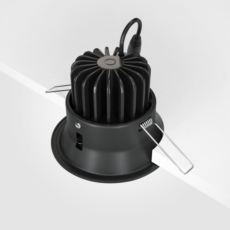 Lampa podtynkowa Yin LED Maytoni | 3000K, Czarna - Kup Teraz!