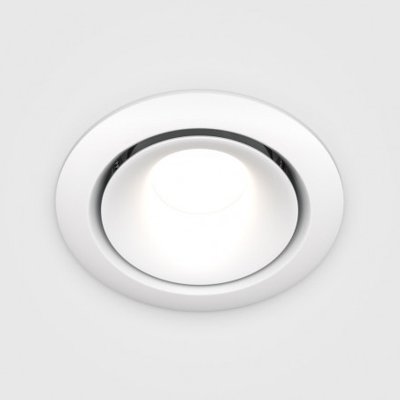 Lampa spot Yin Maytoni - Elegancki design, biały klosz GU10