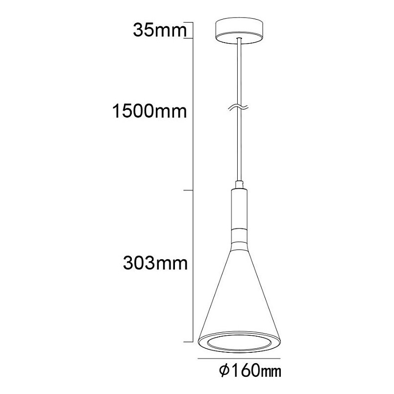 Lampa betonowa wisząca Porcjon | Szara, Loftowa - Lumatix