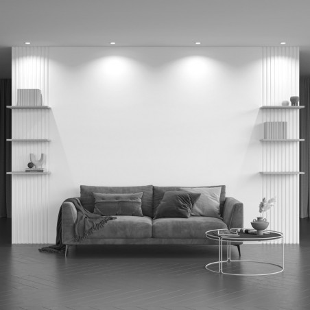 Lampa spot Yin Maytoni - Elegancki design, biały klosz GU10