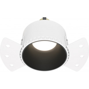 Lampa Share Maytoni: Regulowany spot podtynkowe czarny | Światło