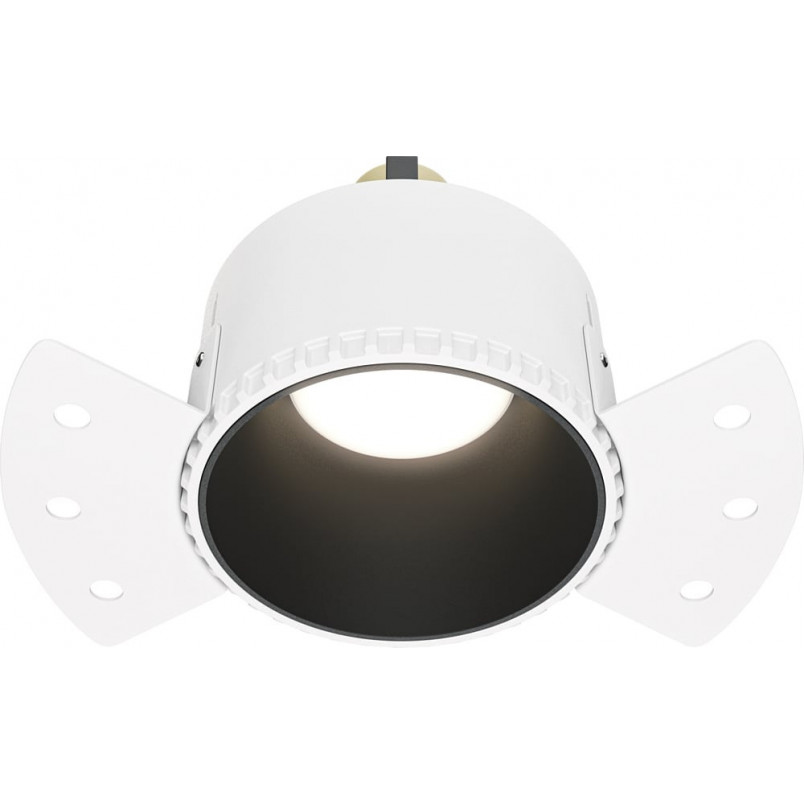 Lampa Share Maytoni: Regulowany spot podtynkowe czarny | Światło