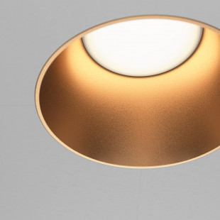 Lampa podtynkowa Share Maytoni - Złota, regulowana GU10 | Sklep