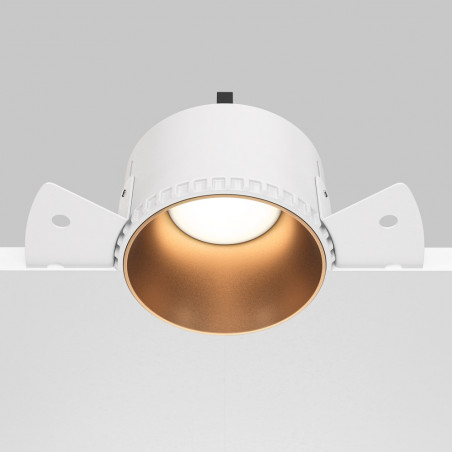 Lampa podtynkowa Share Maytoni - Złota, regulowana GU10 | Sklep