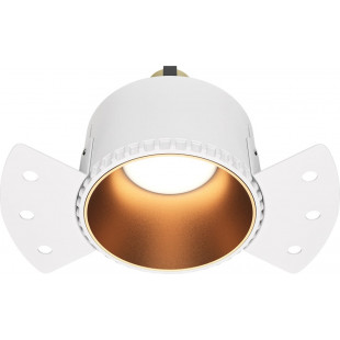 Lampa podtynkowa Share Maytoni - Złota, regulowana GU10 | Sklep