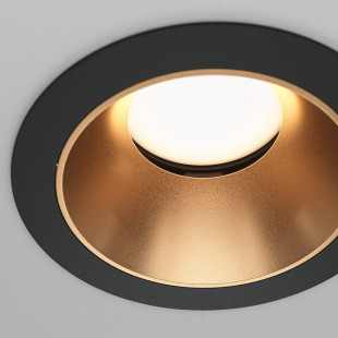 Lampa podtynkowa Share Ring Maytoni - Złoto-Czarna | Sklep