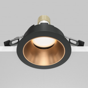 Lampa podtynkowa Share Ring Maytoni - Złoto-Czarna | Sklep