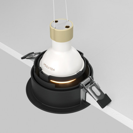 Lampa podtynkowa Share Ring Maytoni - Złoto-Czarna | Sklep