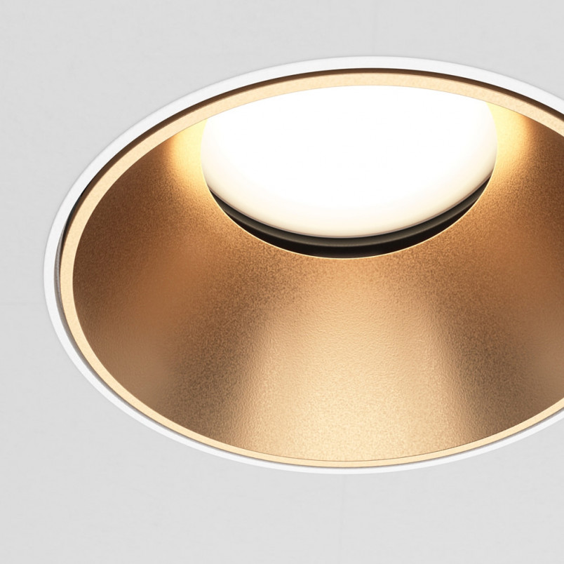 Lampa podtynkowa Share Maytoni - Regulowana, Złota | Sklep z Lampami