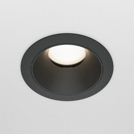 Lampa podtynkowa Share Ring Maytoni | Czarna, GU10 - Sklep