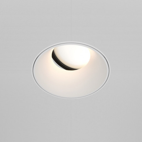 Lampa podtynkowa Share Maytoni - regulacja, biały metal | Sklep
