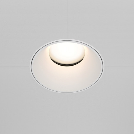Lampa podtynkowa Share Maytoni - regulacja, biały metal | Sklep
