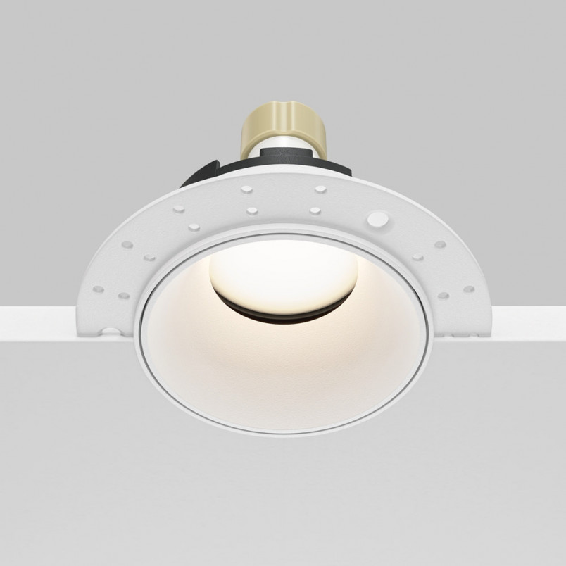 Lampa podtynkowa Share Maytoni - regulacja, biały metal | Sklep