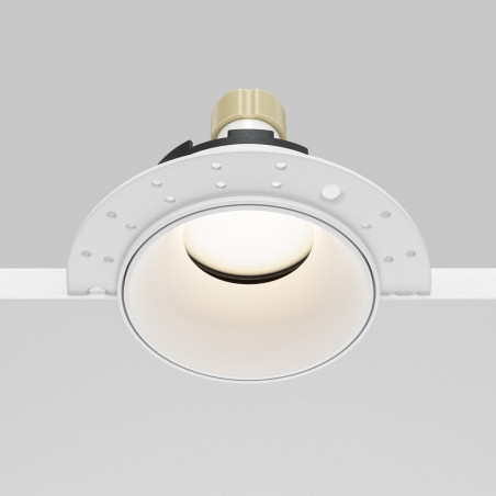 Lampa podtynkowa Share Maytoni - regulacja, biały metal | Sklep