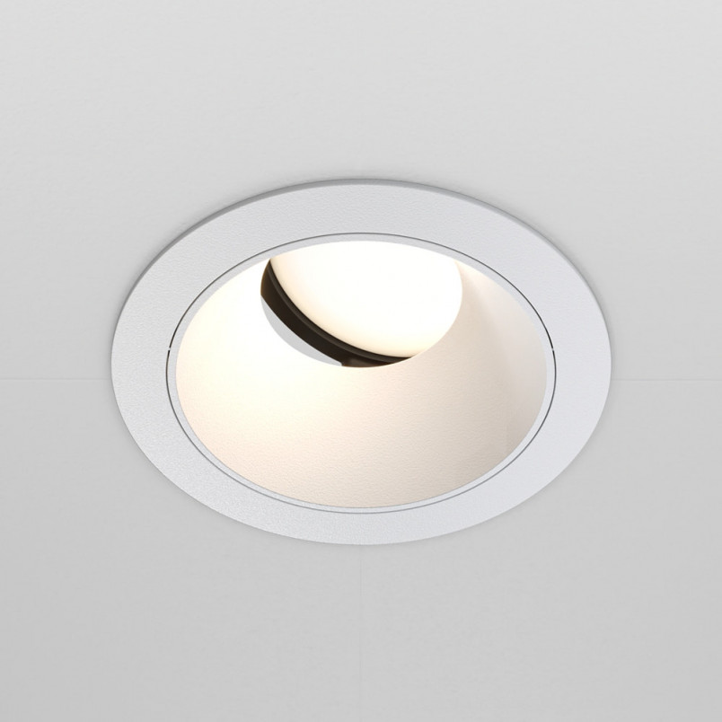 Lampa podtynkowa Share Ring 8,5cm biała Maytoni | Sklep z oświetleniem