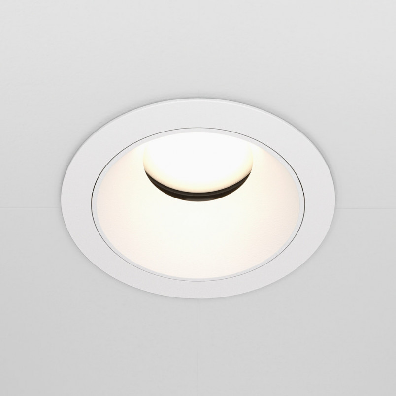 Lampa podtynkowa Share Ring 8,5cm biała Maytoni | Sklep z oświetleniem
