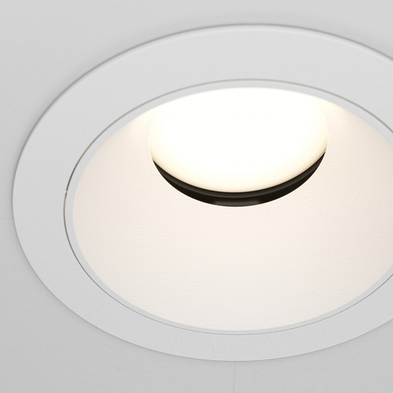 Lampa podtynkowa Share Ring 8,5cm biała Maytoni | Sklep z oświetleniem
