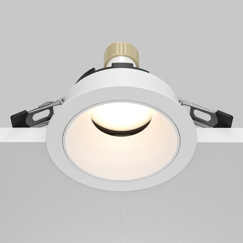 Lampa podtynkowa Share Ring 8,5cm biała Maytoni | Sklep z oświetleniem