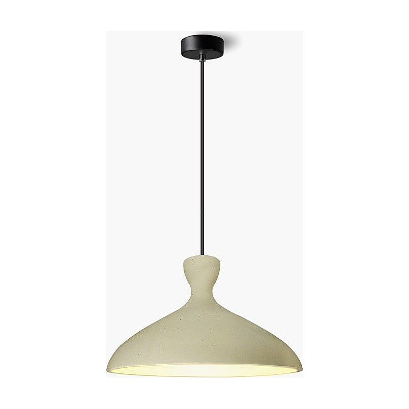 Lampa Betonowa Wisząca Shaula Szara 40cm | Lumatix