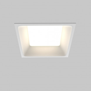 Lampa podtynkowa LED biała Maytoni Okno - 11x11cm, IP44