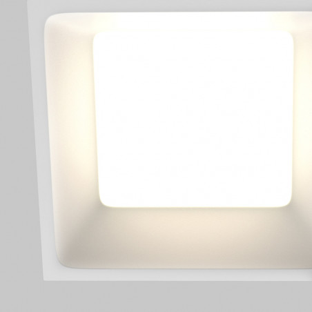 Lampa podtynkowa LED biała Maytoni Okno - 11x11cm, IP44