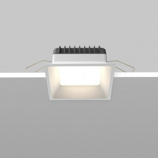 Lampa podtynkowa LED biała Maytoni Okno - 11x11cm, IP44
