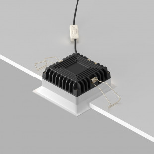 Lampa podtynkowa LED biała Maytoni Okno - 11x11cm, IP44