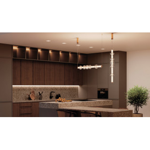 Lampa podtynkowa LED biała Maytoni Okno | Downlight do łazienki IP44