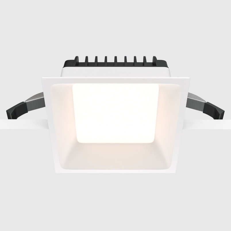 Lampa podtynkowa LED Maytoni Okno | 11x11cm, Biała, IP44